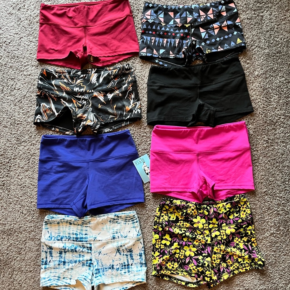 Fleo shorts. All size medium. $30 each.